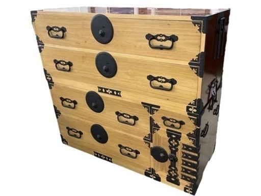 NO.1097 箪笥 和 4段 上下セット