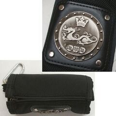 使用感少なめ ゴルフ用品 ダンスウィズドラゴン ボールポーチ ブラック メタルプレート 14cm ボールケース アクセサリー ☆ PayPay(ペイペイ)決済可能 ☆ 札幌市 豊平区 平岸 平岸店の画像