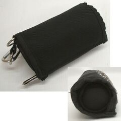 使用感少なめ ゴルフ用品 ダンスウィズドラゴン ボールポーチ ブラック メタルプレート 14cm ボールケース アクセサリー ☆ PayPay(ペイペイ)決済可能 ☆ 札幌市 豊平区 平岸 平岸店の画像