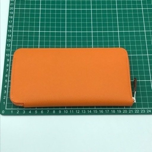 m914507 HERMES エルメス アザップ シルクイン ロング シルバー金具 オレンジ色 人気商品 刻印 男女共用 人気カラー 未使用品 m914507 HERMES エルメス アザップ シルクイン ロング シルバー金具