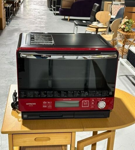 商談中★日立★ 加熱水蒸気オーブンレンジ 2018年 MRO-VW1 角皿２枚付き 多機能 新生活 生活家電 キッチン 福島 郡山市