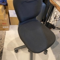 12/17まで！　あげます！　パソコン椅子　中古　黒　