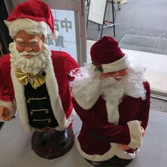 【引取限定・ジャンク】クリスマス人形 2体 不動品 早い者勝ち！