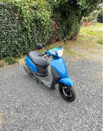 685. 動画あり　スズキ　レッツ　現行型　原付　バイク　50cc   車体