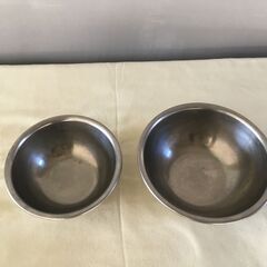 訳あり　調理ボウル　ステンレス　ボール　2個　15㎝　18㎝の画像
