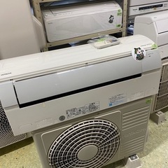 🏠【エアコン】お掃除機能付日立ルームエアコン６畳 【エアコン取外...