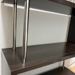 棚、本棚　ブラウン　木目調の画像