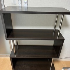 棚、本棚　ブラウン　木目調の画像