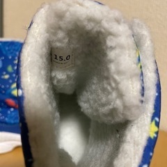 子供用スノーブーツ15センチ冬用靴の画像