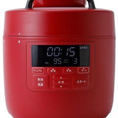 ♪siroca/シロカ 電気圧力鍋 おうちシェフPRO SP-2DS271 赤 未使用♪の画像