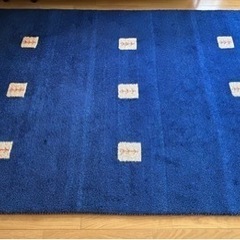 【中古品】ウールギャべ  165x235cm リビングサイズ