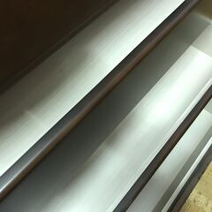 【FU647】★N▲ニトリ 6段ハイチェスト ブラウン オウカ2
