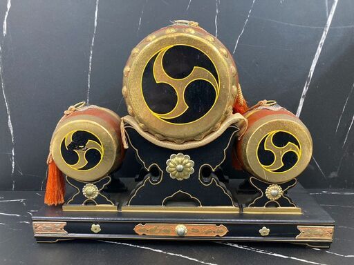 【REGASTOCK江東店】　民芸品　太鼓　和太鼓　置物　レトロ