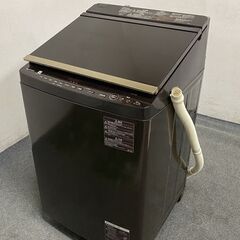 東芝/TOSHIBA AW-10SV7 タテ型洗濯乾燥機 洗濯10kg ZABOON ザブーン ブラウン 2019年製 中古家電 店頭引取歓迎 R7694