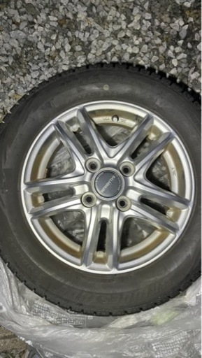 スタッドレスアルミ付き155/65R13