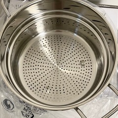 【未使用品】WMF ProfiSelect スチーマー インサート 24cm パスタ 調理器具 両手鍋 調理器具 キッチン用品の画像