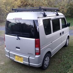 【車中泊ベッドキット付】スズキ エブリイ ワゴン DA64W キャンパー＆車いす移動車  車検満タン令和8年1月  スローパーの画像