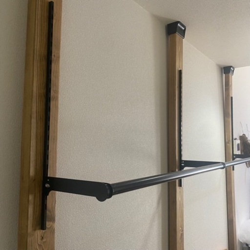 DIY ハンガーラック 総額 25,000円 DIAWALL 金森金物店 ブラック