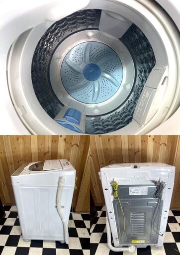 TOSHIBA 全自動洗濯機　AW-6G5 2017年製　6.0kg　簡易乾燥機能付き　ホワイト　住まい