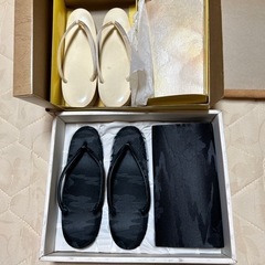 留袖用喪服用バッグ草履セット