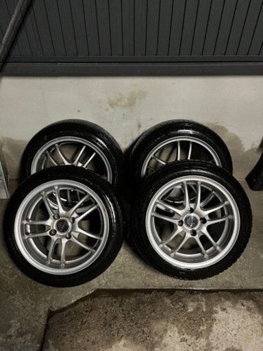 PIAAホイール PCD100 4穴15インチ6.5j+43&エコタイヤ165/55/15r