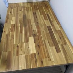 新春期間限定値下げ!!テーブル　天然木　135cm×80cnの画像