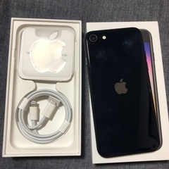 iphone se3 64gb sim free midnight color.の画像