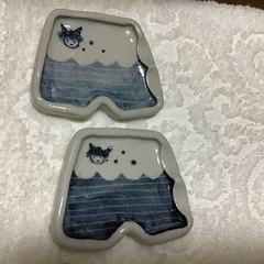 （中古）スプーンレスト　2個の画像