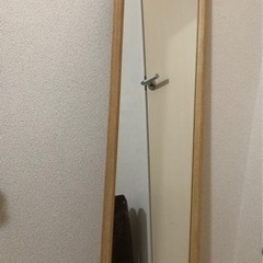 全身鏡　ウォールミラー　姿見　ウッド