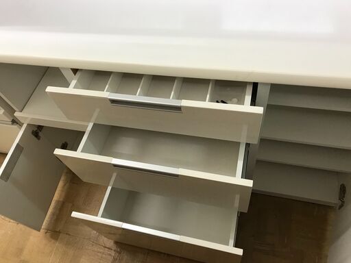 【FU652】★N▲●ニトリ システムキッチンボード ホワイト