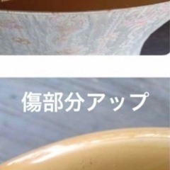 ロココ　アンティーク猫脚　シングルソファ☆華やかなホワイト花柄の画像