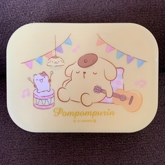 値下げ！ポムポムプリン　サンリオ　ミラー付き小物入れ　ジュエリーケース　鏡　ミラーの画像