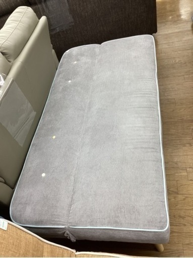 KK-64【新入荷　リサイクル品】ソファベッド　グレー