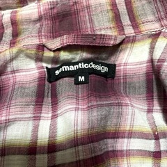 セマンティックデザイン　クシュクシュ　シャツ　レディース　Mサイズの画像