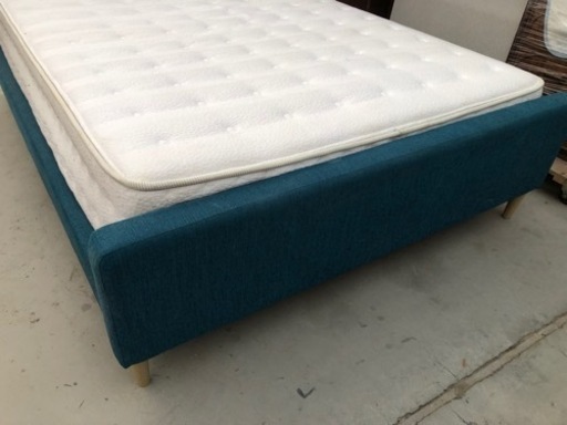 ダブルベッド マットレスセット ベッドサイズ150cm×210cm