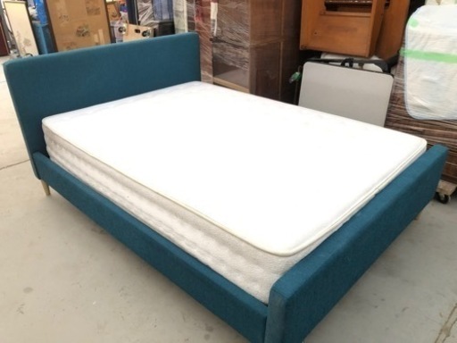 ダブルベッド マットレスセット ベッドサイズ150cm×210cm