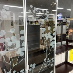 J3076 IKEA イケア BILLY ビリー ガラス扉付本棚 ガラス扉付収納棚