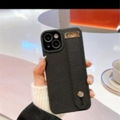 iPhoneケース　レザーベルト 