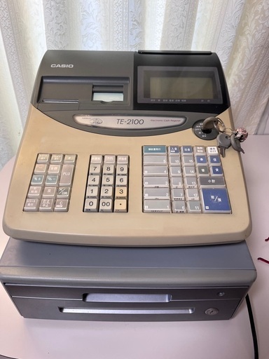 カシオ電子レジスターTE-2100