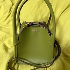 【お話し中】DATURA 2wayミニショルダーバッグ　うぐいす色