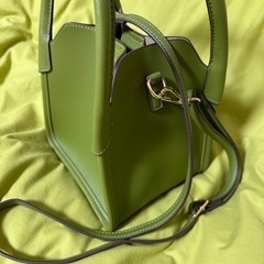 【お話し中】DATURA 2wayミニショルダーバッグ　うぐいす色の画像