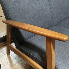 【期間延長】IKEA２人がけソファEKENÄSET エーケネーセット譲りますの画像