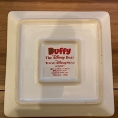 クリスマス ダッフィー シェリーメイ デザートプレート 飾り皿の画像