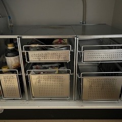 【決まりました】キッチン下収納 3つセットの画像