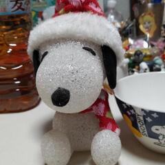 決まりました！スヌーピークリスマスかざりお椀アルコール消毒済です
