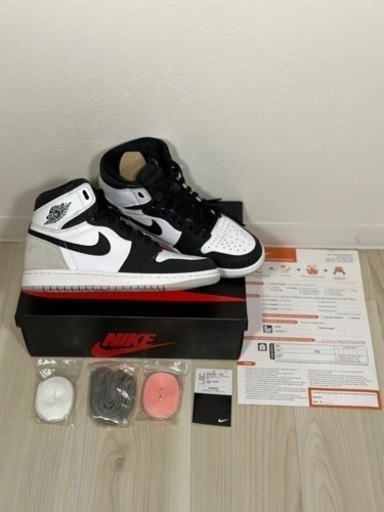 新品エアジョーダン　　グレー/ピンク/ホワイト25cm