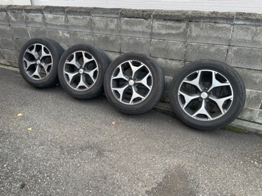【終了】スバルフォレスター純正ホイールタイヤ付き