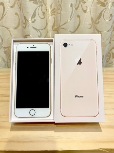 【美品】iPhone8 64GB SIMフリー ゴールド