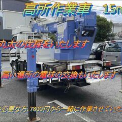 15メーター以下の枝払いをいたします 高い場所のアンテナ交換*電球の交換もいたします  那須町 高所作業車 - 那須郡