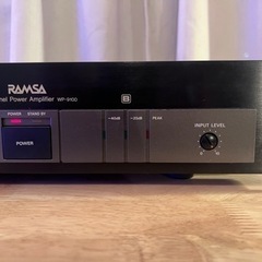 RAMSA Panasonic National WP-9100 パワーアンプの画像